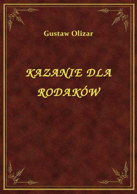 ebooki: Kazanie Dla Rodaków – ebook