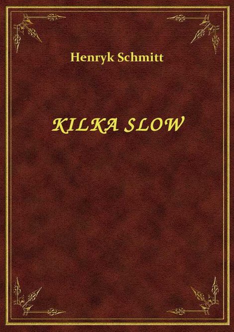 ebooki: Kilka Słów – ebook