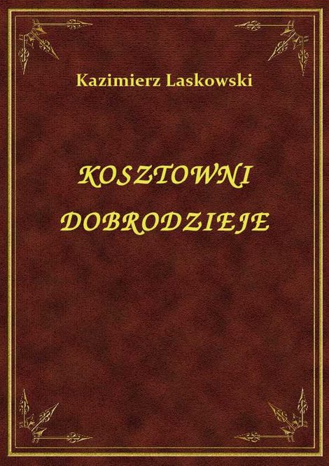 ebooki: Kosztowni Dobrodzieje – ebook