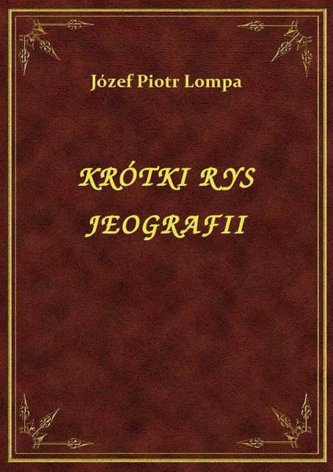 ebooki: Krótki Rys Jeografii – ebook