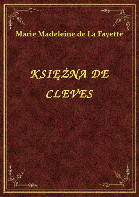ebooki: Księżna De Cleves – ebook