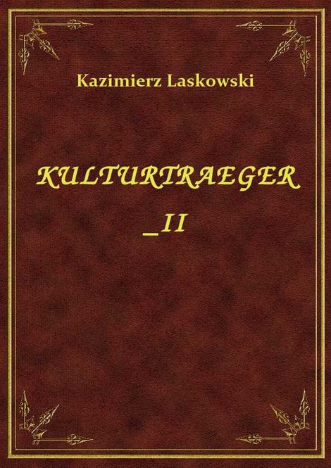 ebooki: Kulturtraeger II – ebook