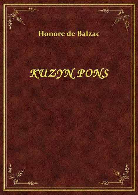 ebooki: Kuzyn Pons – ebook