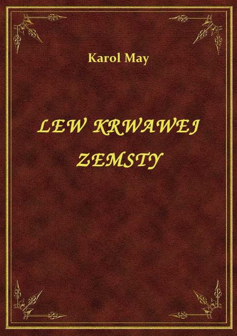 ebooki: Lew Krwawej Zemsty – ebook