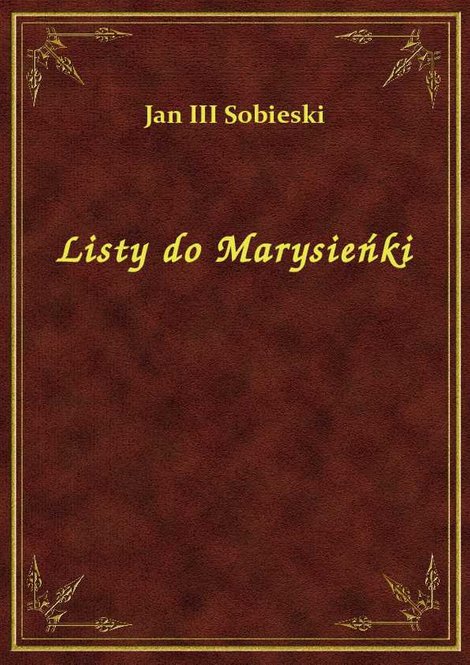 ebooki: Listy do Marysieńki – ebook