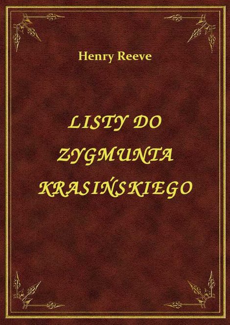 ebooki: Listy Do Zygmunta Krasińskiego – ebook
