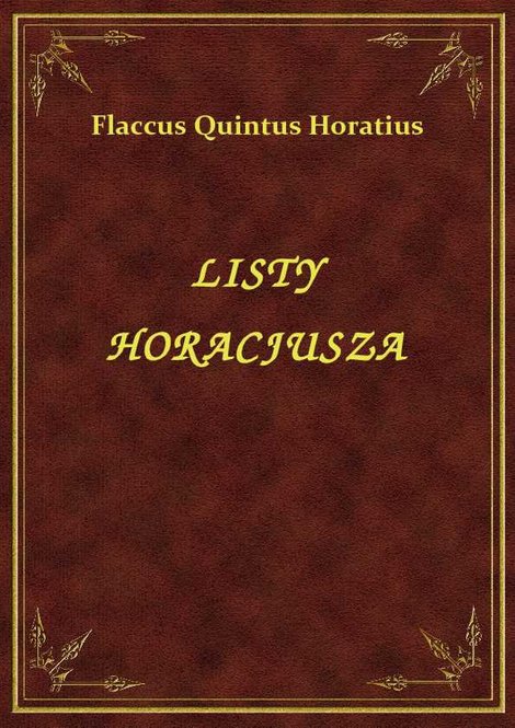 ebooki: Listy Horacjusza – ebook