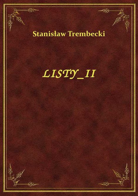 ebooki: Listy II – ebook