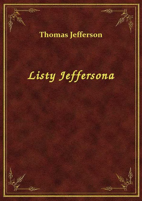 ebooki: Listy Jeffersona – ebook