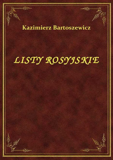 ebooki: Listy Rosyjskie – ebook