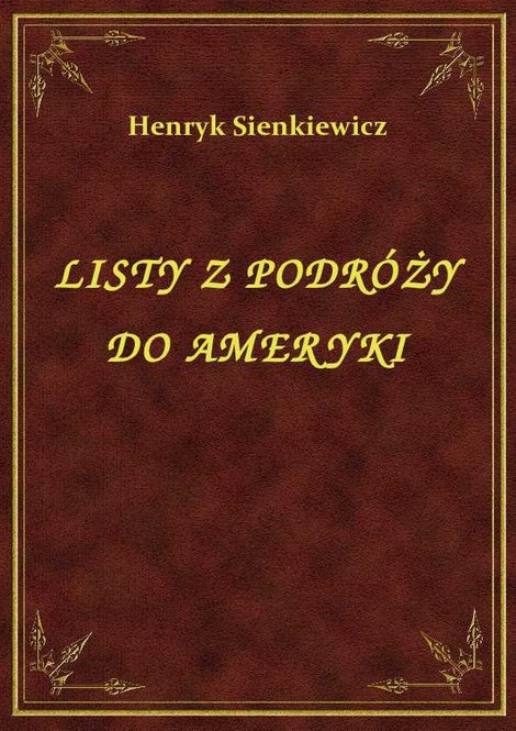 ebooki: Listy Z Podróży Do Ameryki – ebook