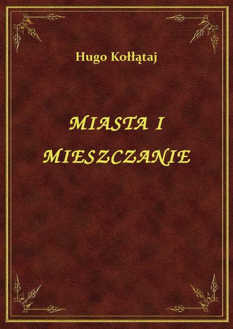 ebooki: Miasta I Mieszczanie – ebook