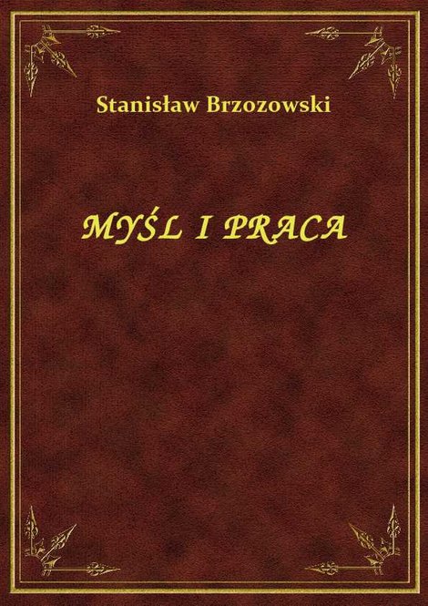 ebooki: Myśl I Praca – ebook