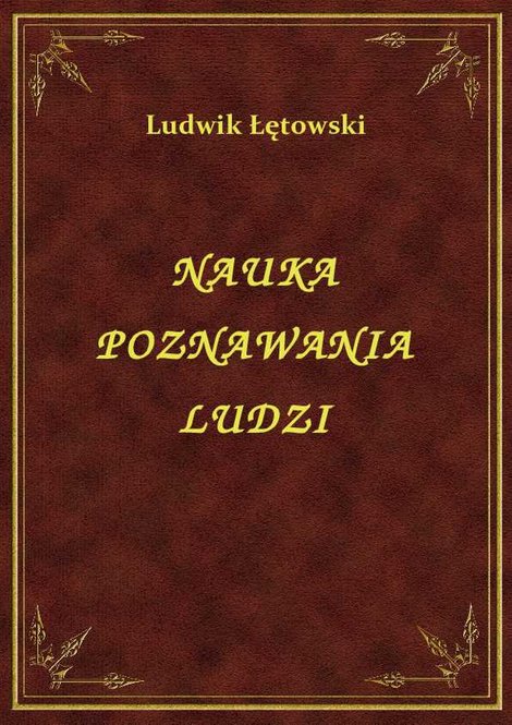 ebooki: Nauka Poznawania Ludzi – ebook