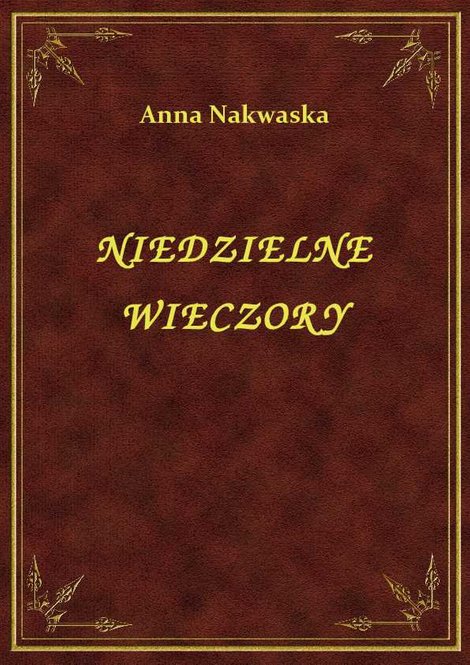 ebooki: Niedzielne Wieczory – ebook