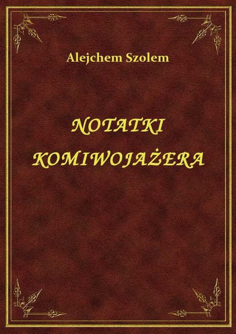 ebooki: Notatki Komiwojażera – ebook