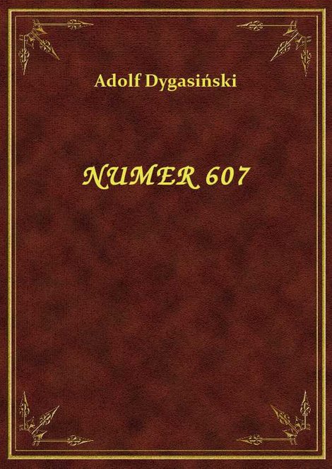 ebooki: Numer 607 – ebook