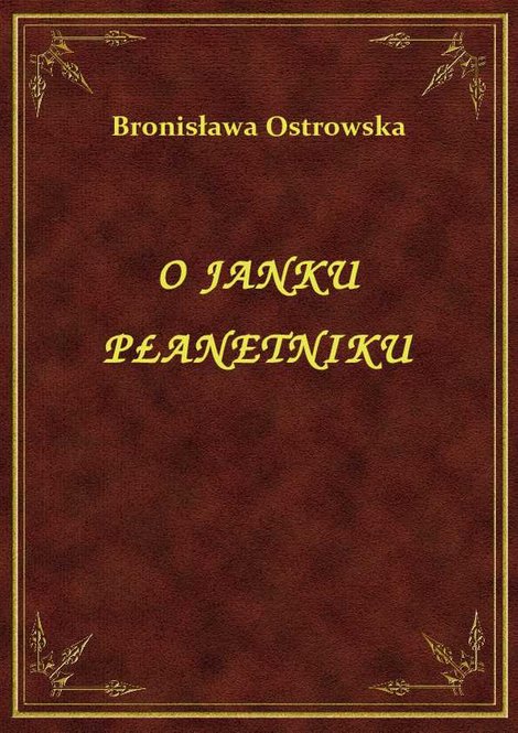 ebooki: O Janku Płanetniku – ebook