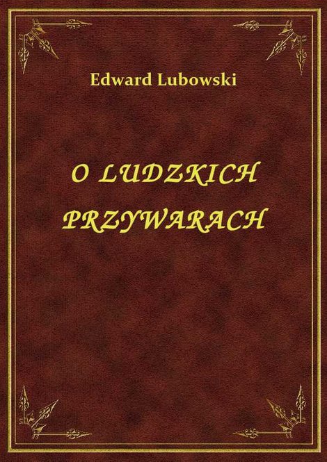 ebooki: O Ludzkich Przywarach – ebook