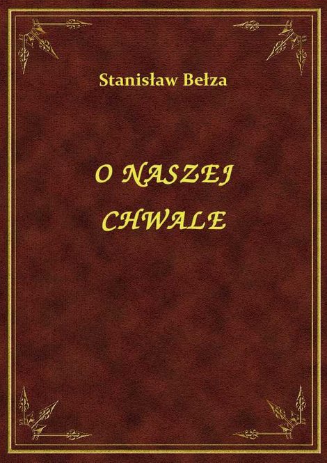 ebooki: O Naszej Chwale – ebook