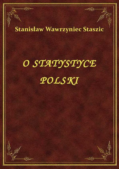 ebooki: O Statystyce Polski – ebook