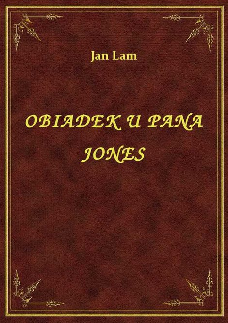 ebooki: Obiadek U Pana Jones – ebook