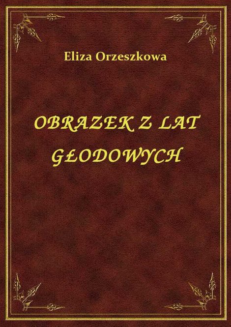 ebooki: Obrazek Z Lat Głodowych – ebook