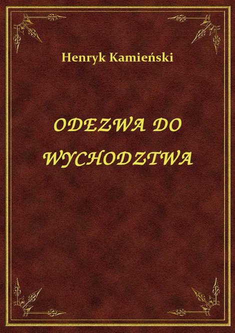 ebooki: Odezwa Do Wychodztwa – ebook
