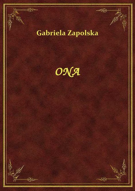 ebooki: Ona – ebook