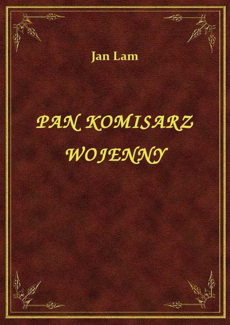 ebooki: Pan Komisarz Wojenny – ebook
