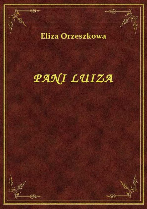 ebooki: Pani Luiza – ebook