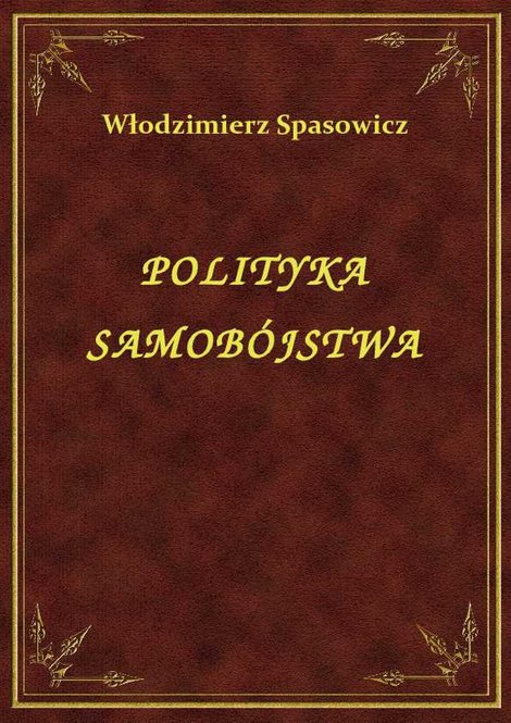 ebooki: Polityka Samobójstwa – ebook