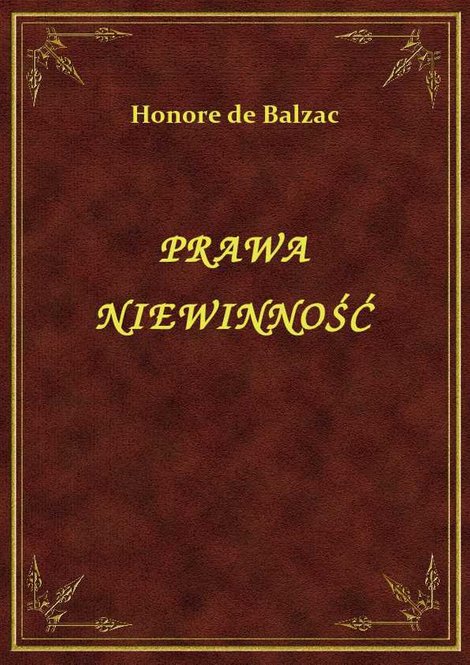 ebooki: Prawa Niewinność – ebook