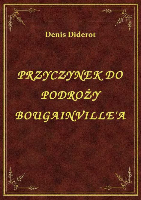 ebooki: Przyczynek Do Podróży Bougainville'A – ebook