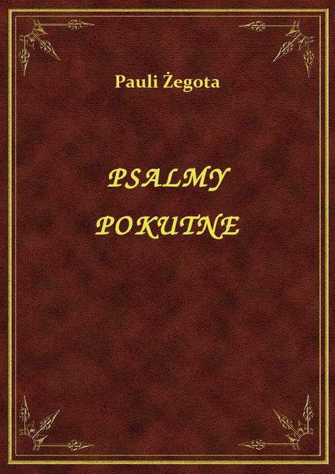 ebooki: Psalmy Pokutne – ebook