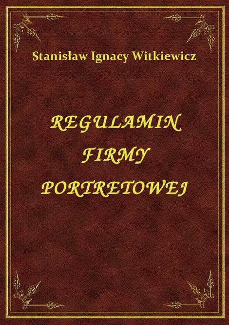 ebooki: Regulamin Firmy Portretowej – ebook