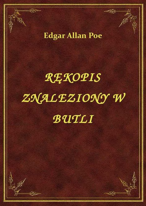ebooki: Rękopis Znaleziony W Butli – ebook