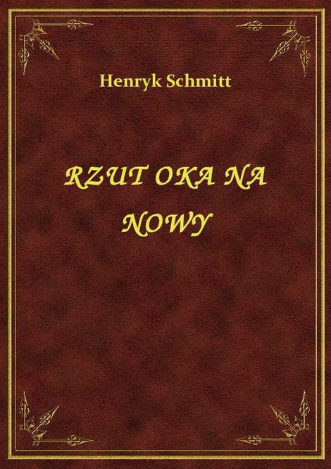 ebooki: Rzut Oka Na Nowy – ebook