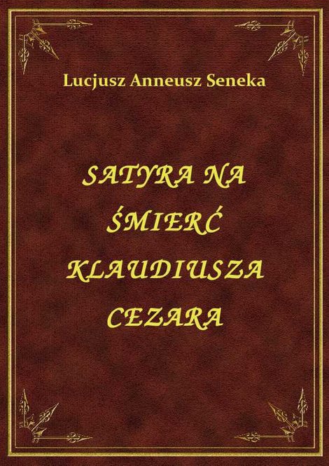 ebooki: Satyra Na Śmierć Klaudiusza Cezara – ebook