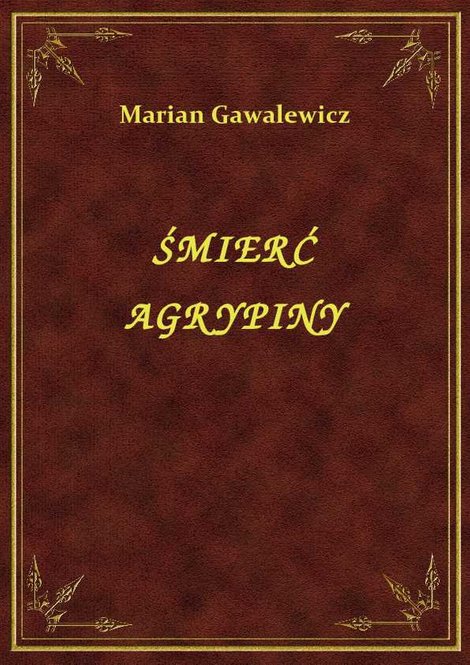 ebooki: Śmierć Agrypiny – ebook