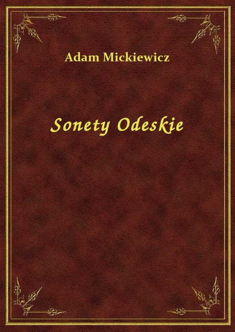 ebooki: Sonety Odeskie – ebook