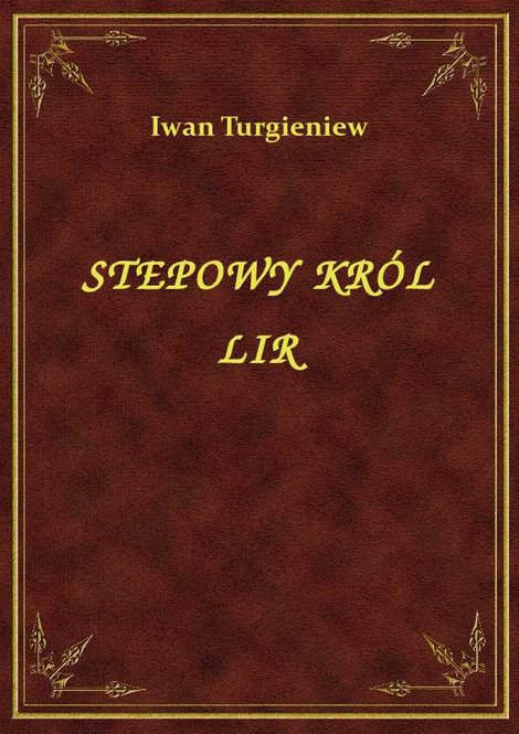 ebooki: Stepowy Król Lir – ebook