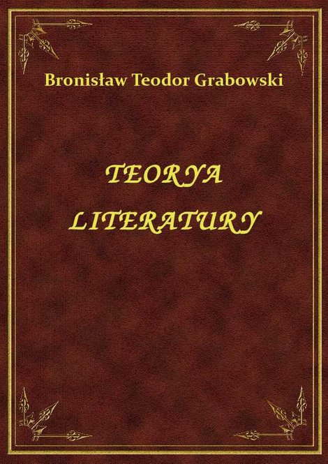 ebooki: Teorya Literatury – ebook