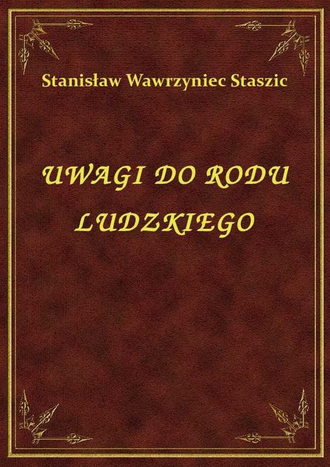 ebooki: Uwagi Do Rodu Ludzkiego – ebook