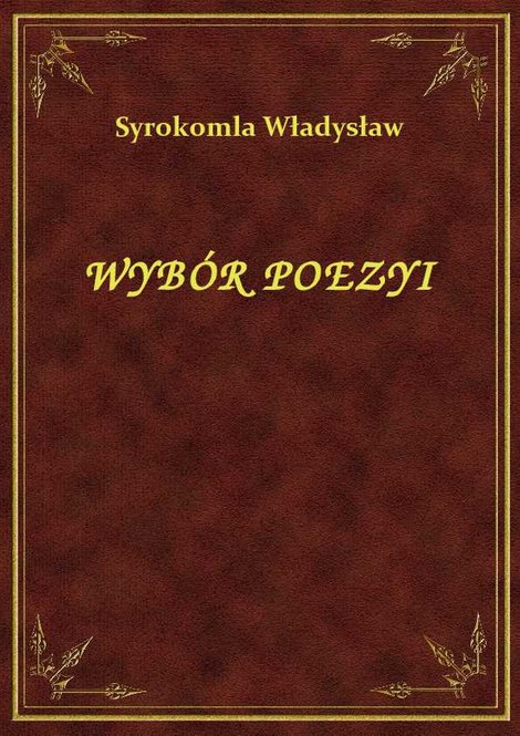 ebooki: Wybór Poezyi – ebook