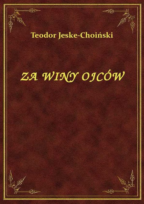ebooki: Za Winy Ojców – ebook
