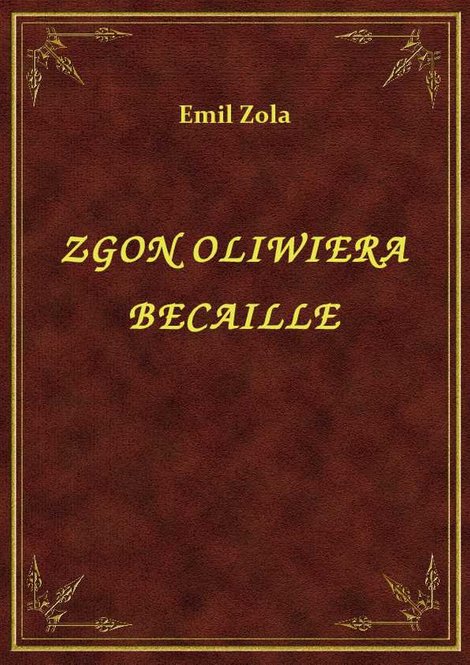 ebooki: Zgon Oliwiera Becaille – ebook