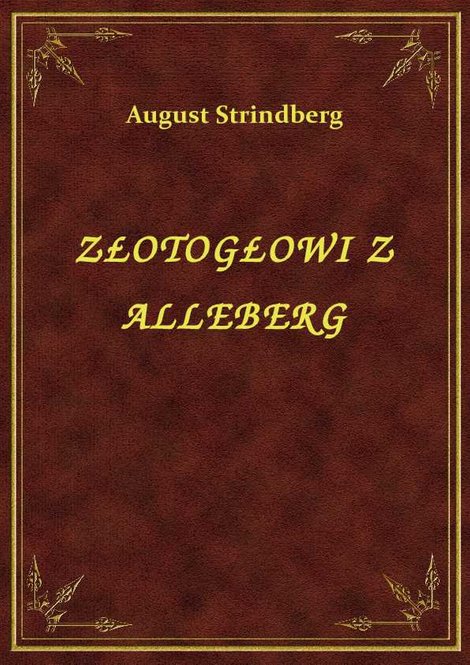 ebooki: Złotogłowi Z Alleberg – ebook