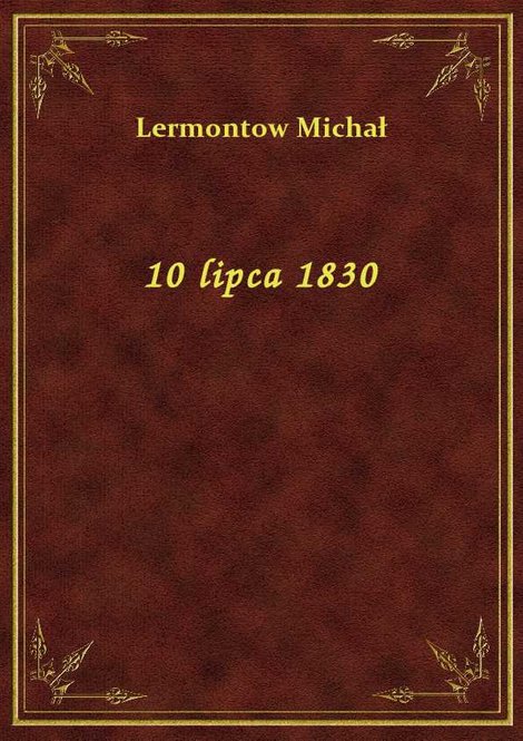 ebooki: 10 lipca 1830 – ebook