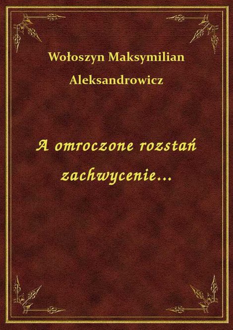 ebooki: A omroczone rozstań zachwycenie... – ebook